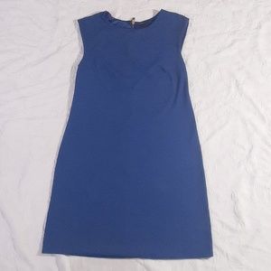 CYNTHIA ROWLEY BLUE SLEEVELESS WORK DRESS SIZE 4